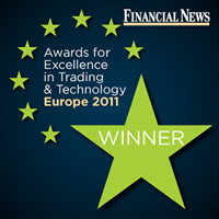 Financial News Awards for Excellence in trading and Technology Europe 2011 Logo